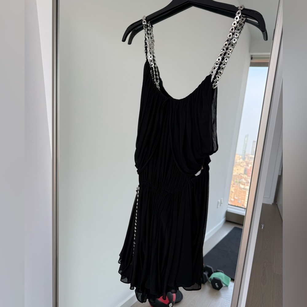 Alaia Black Jersey Mini Dress - Picture 5 of 11